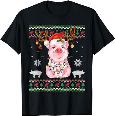 15 Reindeer Santa Hat Christmas Shirt Designs Bundle For Commercial Use Part 3, Reindeer Santa Hat Christmas T-shirt, Reindeer Santa Hat Chr