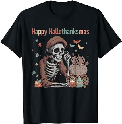 15 Skeleton Christmas Shirt Designs Bundle For Commercial Use Part 2, Skeleton Christmas T-shirt, Skeleton Christmas png file, Skeleton Chri