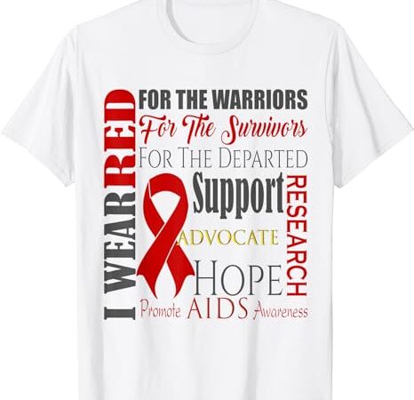Aids & hiv awareness shirt t-shirt