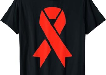 Aids Awareness Ribbon Shirt Hiv Aids TShirt – World AIDS Day T-Shirt