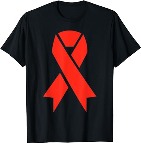 Aids Awareness Ribbon Shirt Hiv Aids TShirt – World AIDS Day T-Shirt