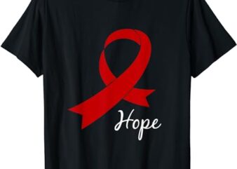 Aids Hope Shirt World Aids Day Tshirt Awareness Hiv Gift Tee T-Shirt