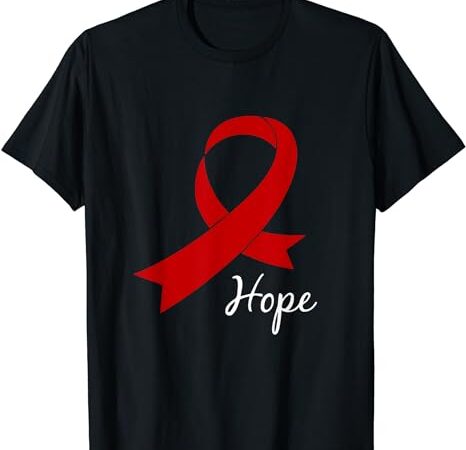Aids hope shirt world aids day tshirt awareness hiv gift tee t-shirt