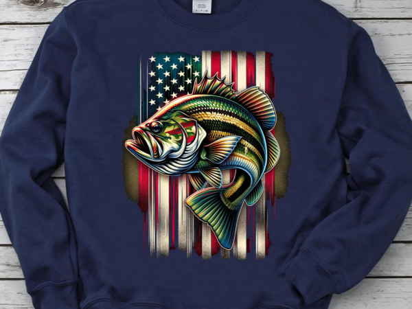 American flag fish, funny fishing shirt, fishing lover shirt, fishing gift shirt, gift for fisherman png file