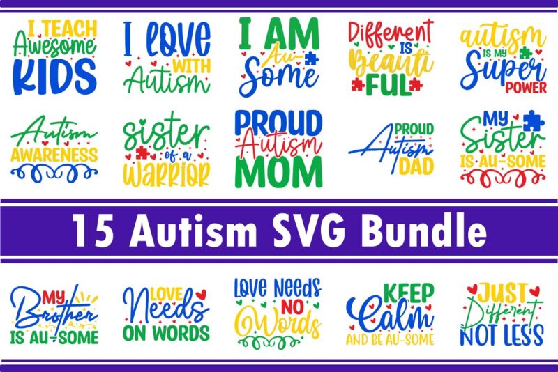 Autism SVG Bundle