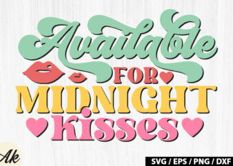 Available for midnight kisses Retro SVG