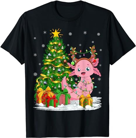 15 Christmas Axolotl Shirt Designs Bundle For Commercial Use Part 1, Christmas Axolotl T-shirt, Christmas Axolotl png file, Christmas Axolot