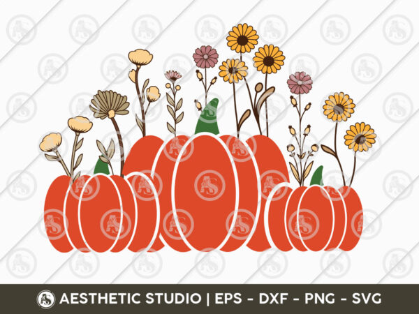 Fall pumpkin svg, thanksgiving t-shirt, fall shirt, pumpkin svg, flower svg, pumpkin flower svg, thanksgiving svg, thanksgiving day, autumn