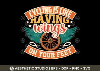 Cycling t-shirt, cycling svg, cycling is like having wings svg, cycling t-shirt svg, bicycle, typography, cycling quotes, cycling cut file