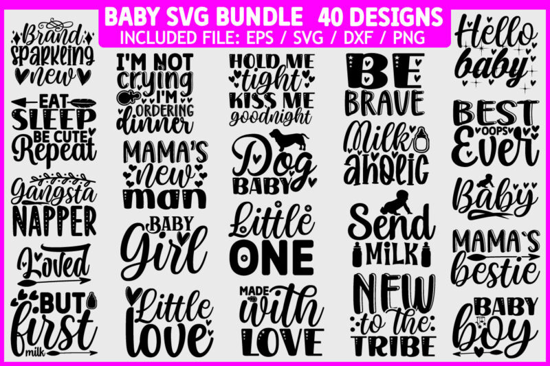 Baby SVG Bundle