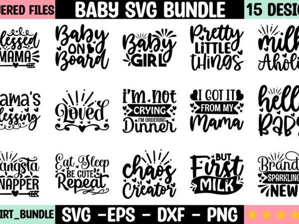 Baby svg bundle t shirt template