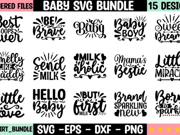 Baby svg bundle t shirt template