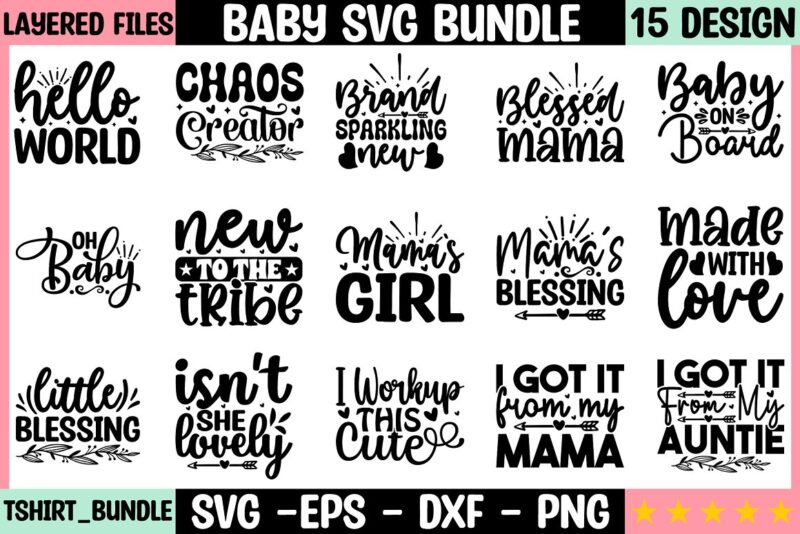 Baby SVG Bundle