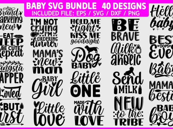 Baby svg bundle t shirt template