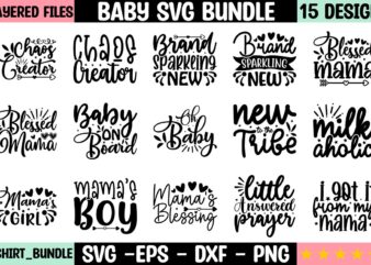 Baby Svg Bundle t shirt template