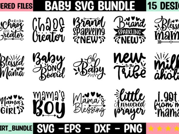 Baby svg bundle t shirt template