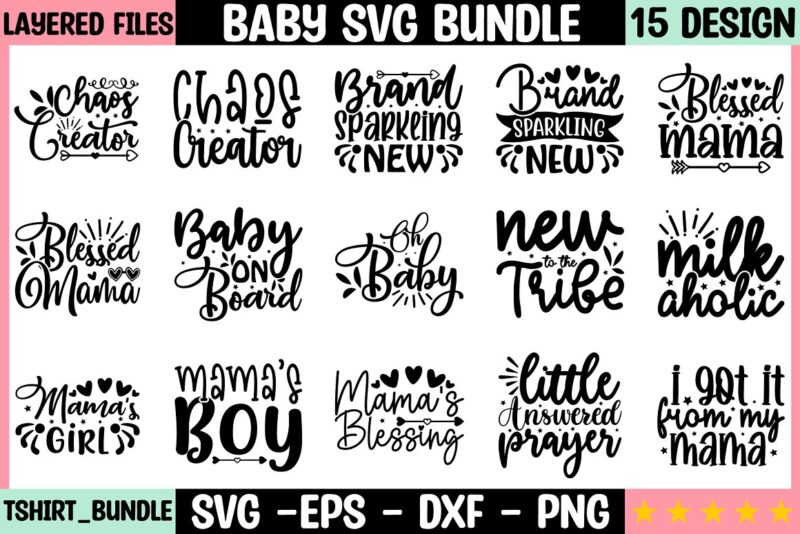 Baby Svg Bundle