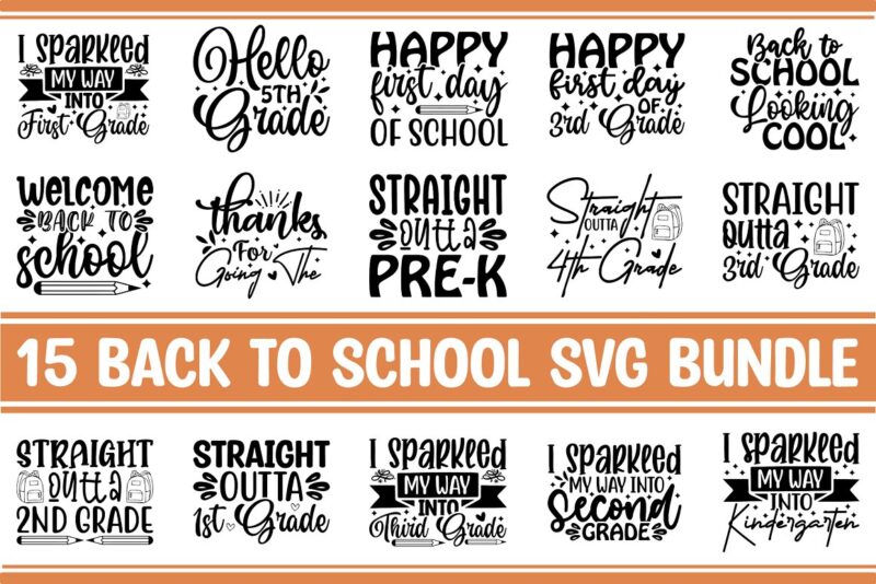 Back To School SVG Bundle