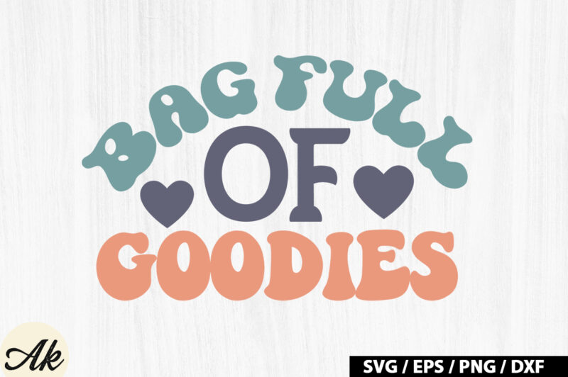 Bag full of goodies Retro SVG