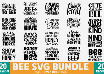 Bee SVG Bundle t shirt template