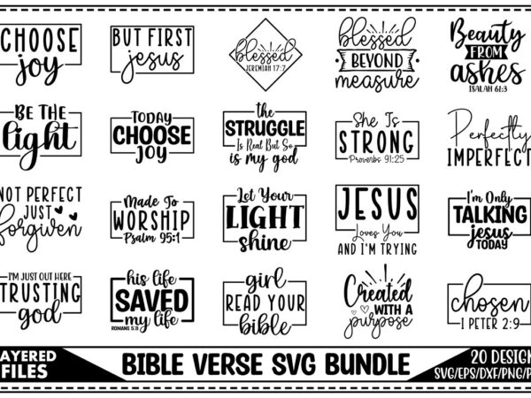 Bible verse svg bundle t shirt template