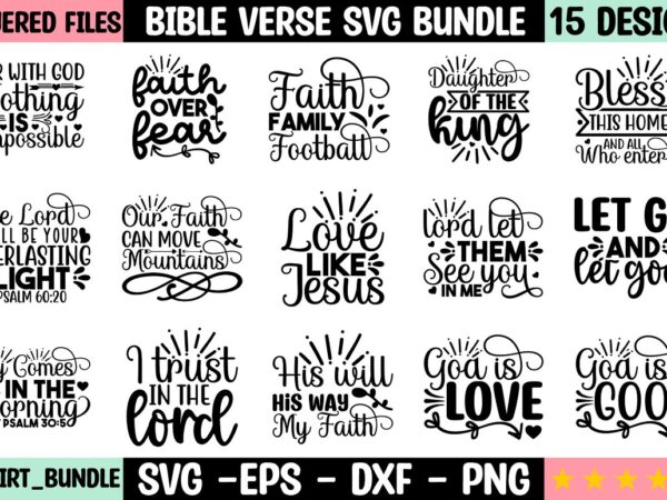 Bible verse svg bundle t shirt template