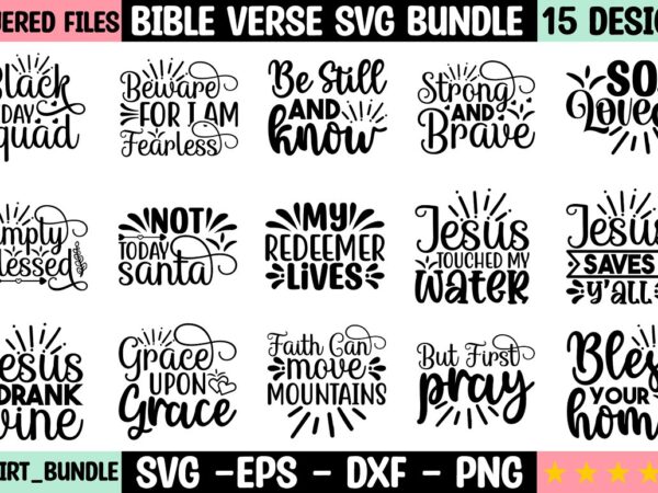 Bible verse svg bundle t shirt template