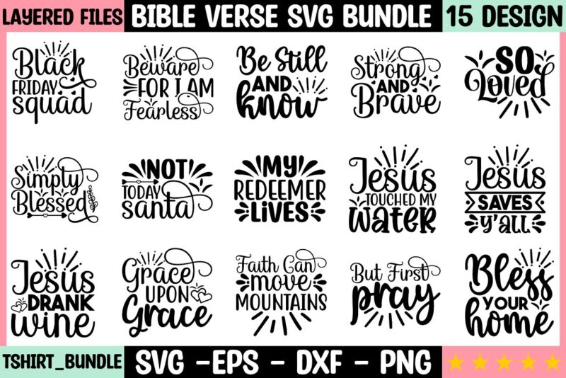 Bible Verse SVG Bundle