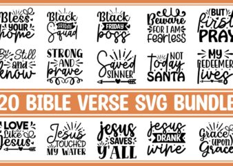 Bible Verse SVG Bundle t shirt template
