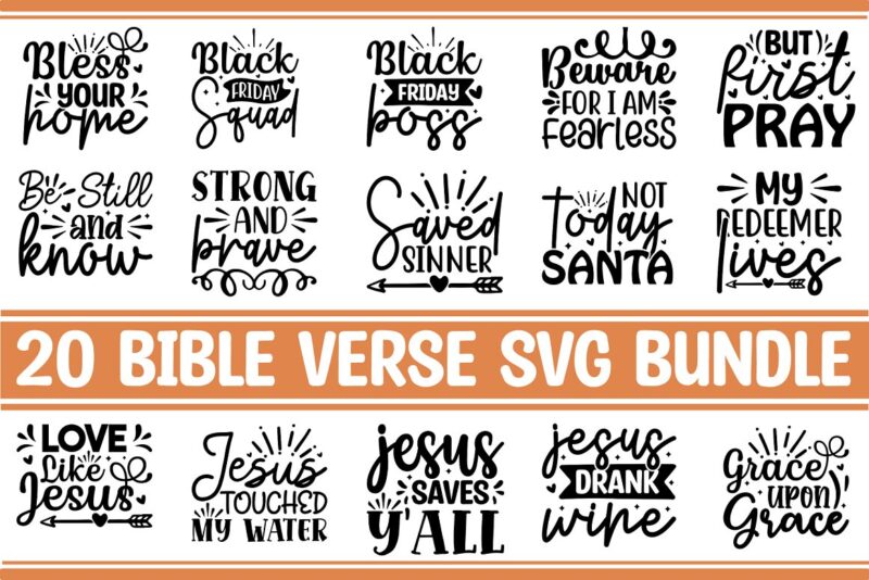 Bible Verse SVG Bundle