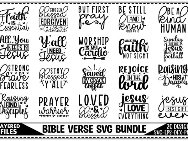 Bible verse svg bundle t shirt template