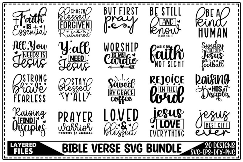 Bible Verse SVG Bundle