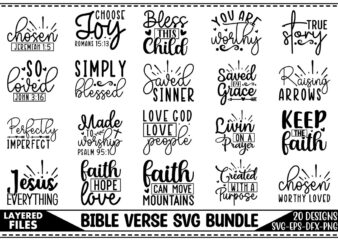 Bible Verse SVG Bundle