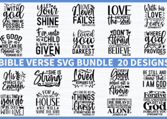 Bible verse SVG Bundle