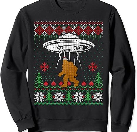 Bigfoot christmas sweater ufo christmas bigfoot sweater ugly sweatshirt Bigfoot christmas sweater ufo christmas bigfoot sweater ugly sweatshirt