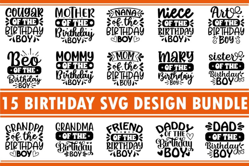 Birthday SVG Bundle