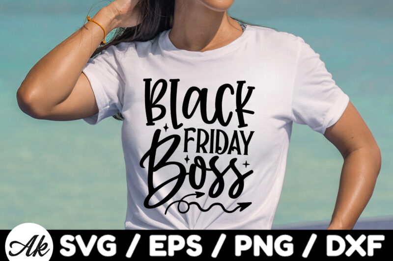 Black friday boss SVG
