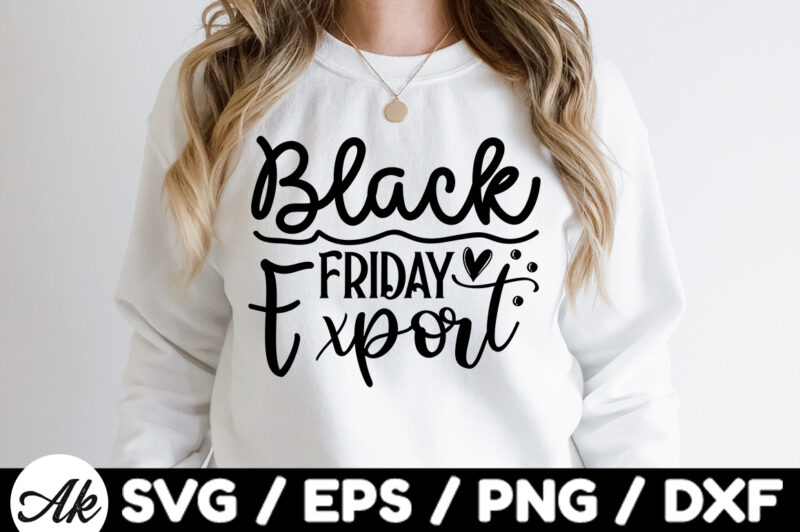 Black friday export SVG