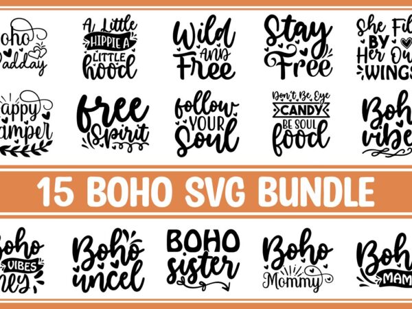 Boho svg bundle t shirt template