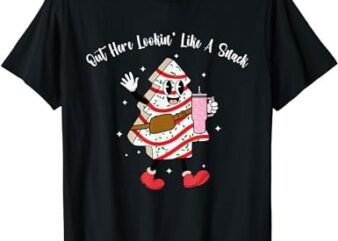 Boojee Out Here Lookin Like A Snack Funny Christmas T-Shirt