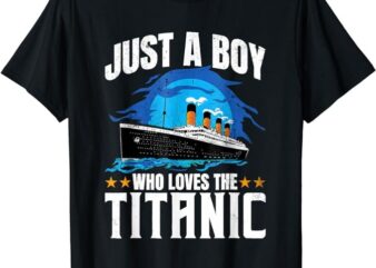 Boys who just love the RMS Titanic Thanksgiving coustume T-Shirt PNG File