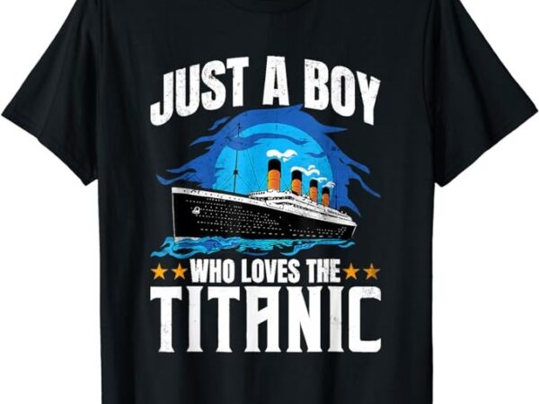 Boys who just love the rms titanic thanksgiving coustume t-shirt png file