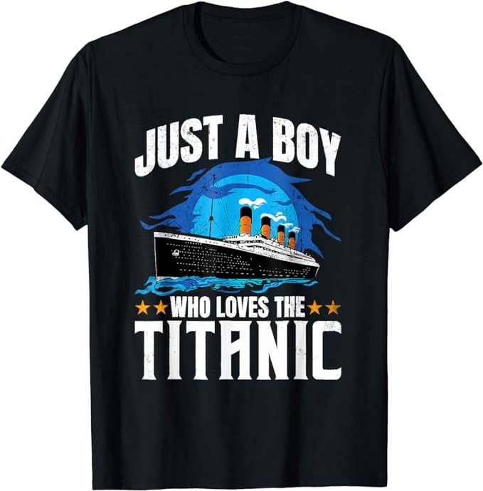Boys who just love the RMS Titanic Thanksgiving coustume T-Shirt PNG File