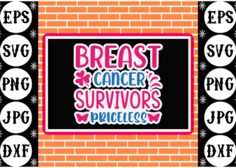 Breast cancer survivors priceless sticker