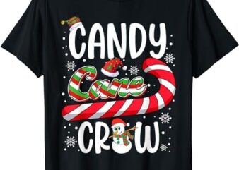 Candy Cane Crew Christmas Xmas Love Candy Boys Girls Kids T-Shirt png file