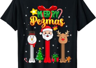 Candy Dispenser Collector Christmas Merry Pezmas T-Shirt