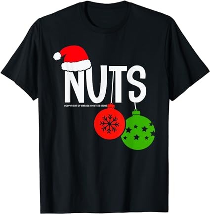 Chest nuts christmas shirt funny matching couple chestnuts t-shirt