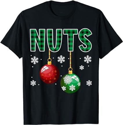 Chest nuts christmas t shirt matching couple chestnuts t-shirt