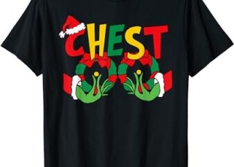 Chest Nuts Matching Chestnuts Funny Christmas Couples Nuts T-Shirt