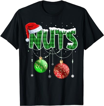 Chestnuts matching family funny chest nuts christmas couples t-shirt Chestnuts matching family funny chest nuts christmas couples t-shirt